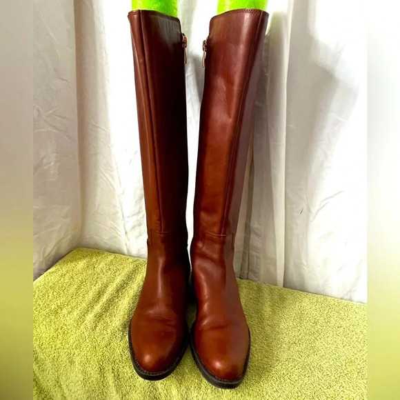 Franco Sarto Women's Sz 7m Giselle Wide Calf Knee High Boot EUC - Picture 2 of 9